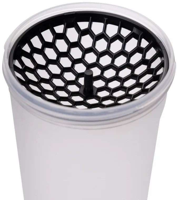 Sticla pentru apa Hermia 503HRN1165, 740 ml, Fara BPA, Plastic, Alb/Rosu