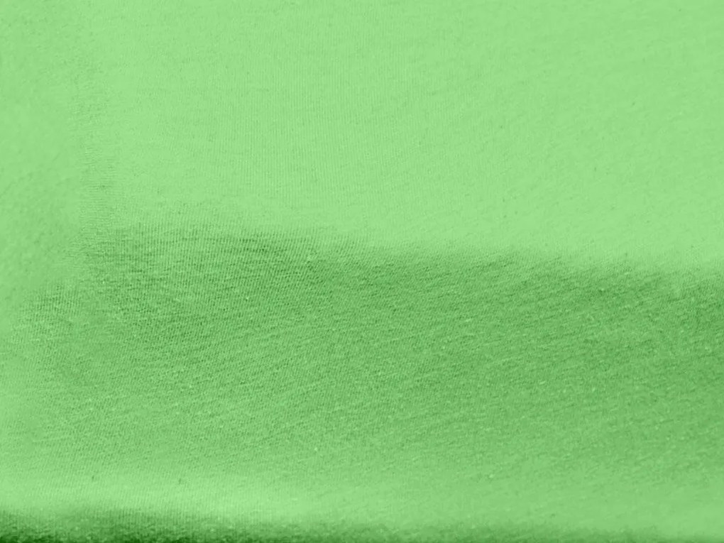 Cearsaf Jersey pentru patut de copii fistic 70 x 140 cm