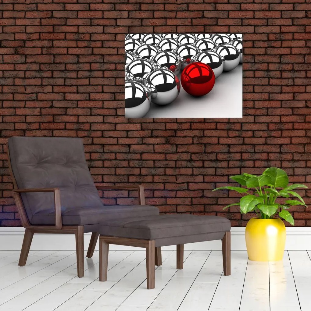 Tablou cu bile lucioase (70x50 cm)