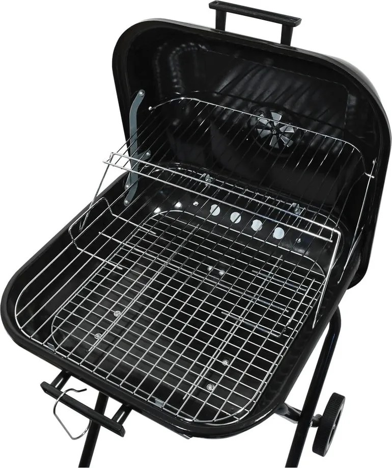 Grătar dreptunghiular pe cărbuni Cattar Trapani, 43 x 40 cm