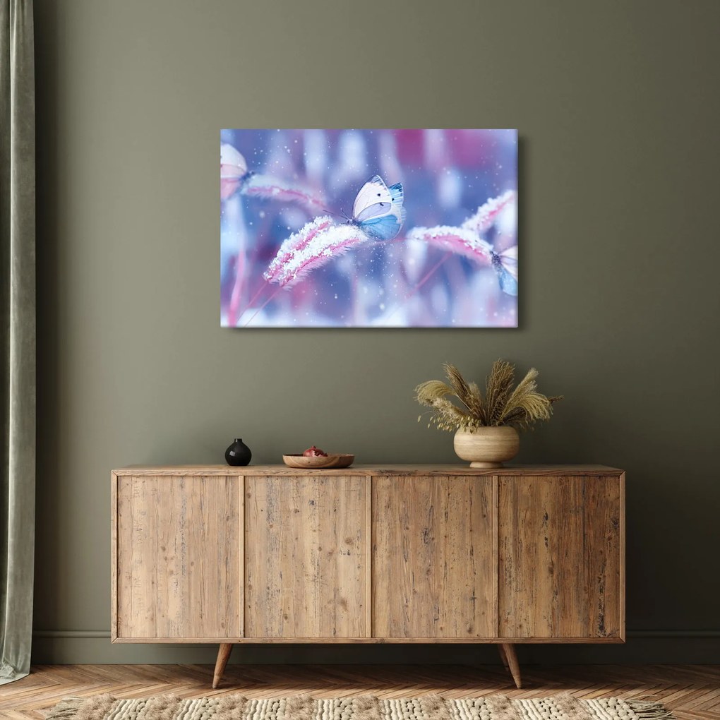 Tablou - Fluturi iarna (90x60 cm)