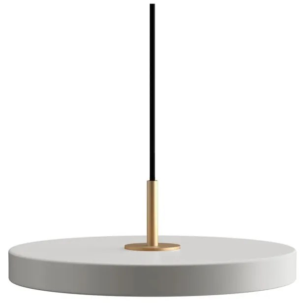 Lustră gri deschis LED cu intensitate reglabilă din metal cu abajur din metal ø 31 cm Asteria Plus – UMAGE