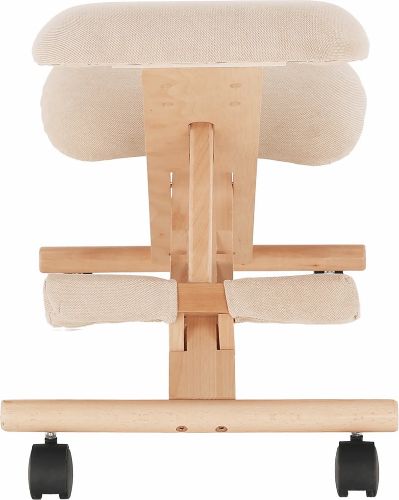 Scaun tip kneeling ergonomic, crem / fag, GROCO
