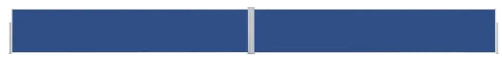 Copertina laterala retractabila de terasa, albastru, 170x1200cm Albastru, 1200 x 170 cm