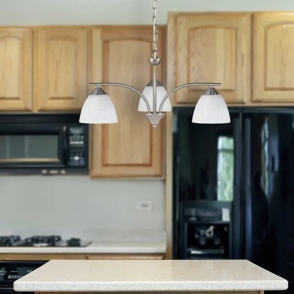 Rabalux 7203 - Lustra cu lant TRISTAN 3xE14/40W/230V