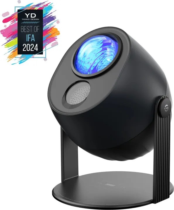 Smart lampa tip proiector Govee Star Light Projector H6093, 12 W, RGBW, Control vocal, Wi-Fi, Bluetooth, Negru