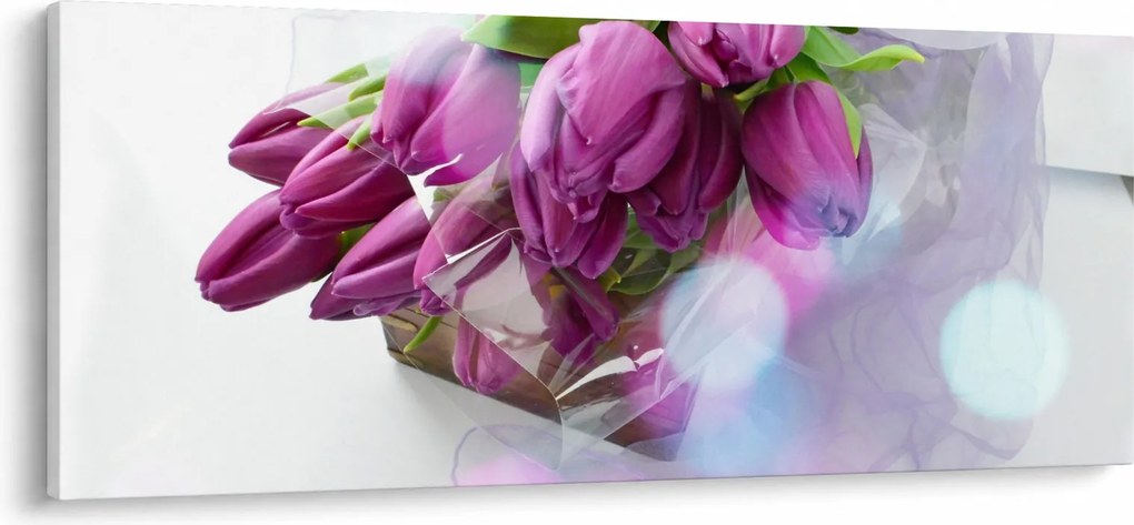 Tablou - buchet de lalele (120x50 cm)