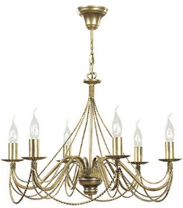 Candelabru Tori 6 Gold 170/6 Emibig Lighting, Clasica, E14, Polonia