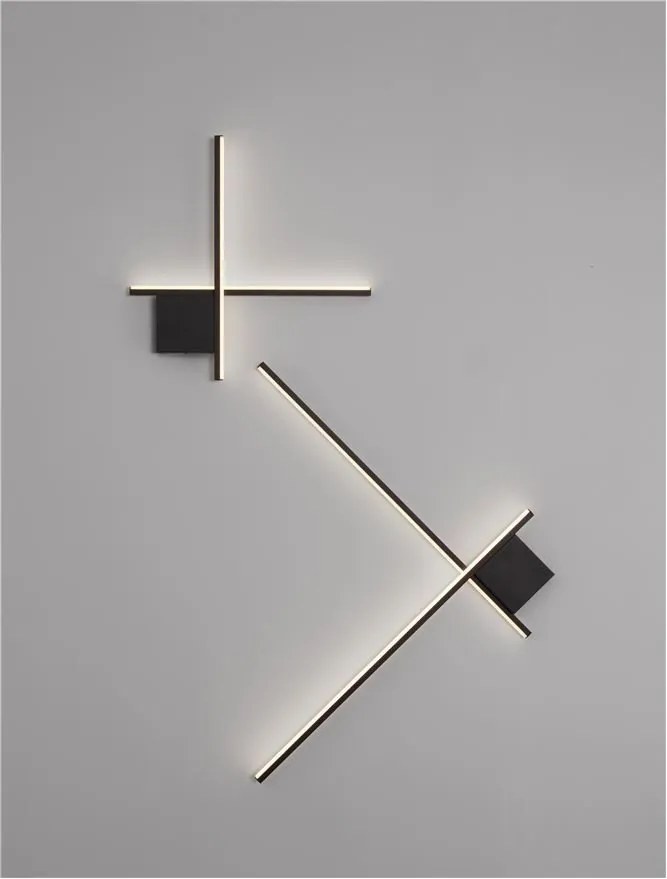 Aplica de perete cu lumina ambientala LED Cross 50cm