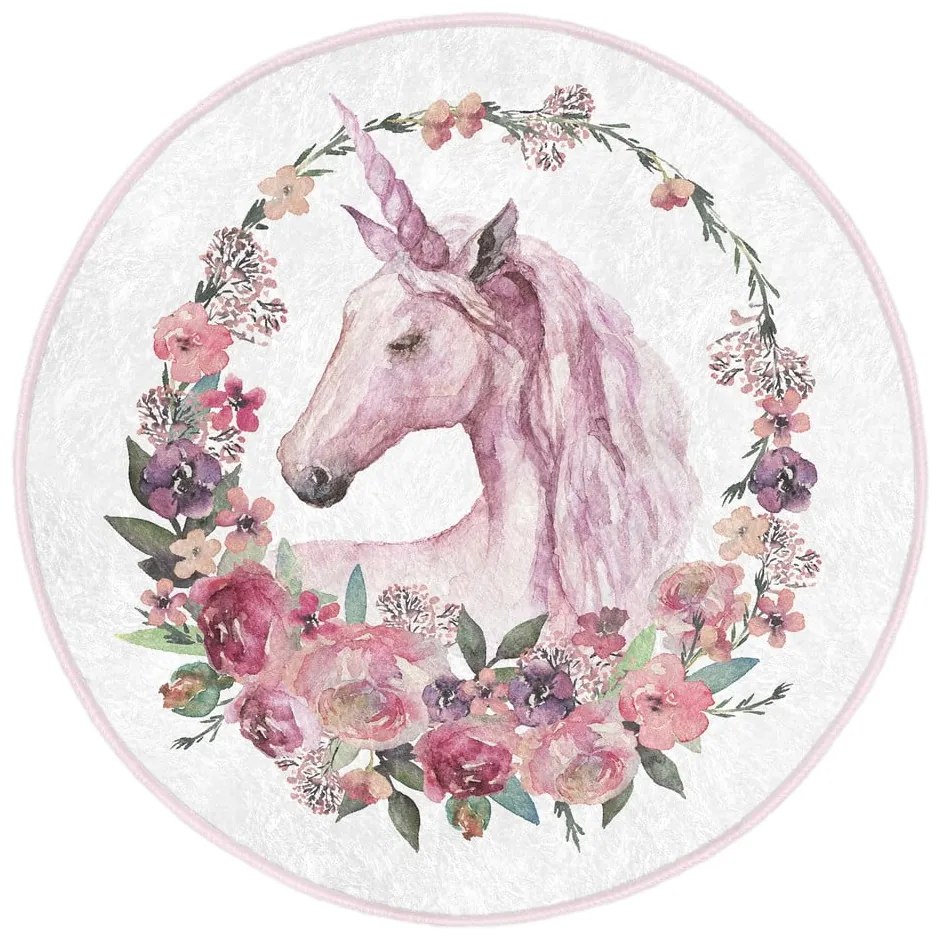 Covor pentru copii roz ø 100 cm Comfort – Mila Home