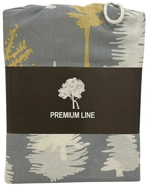 Lenjerie de pat din bumbac HOLLY REST gri Dimensiune lenjerie de pat: 70 x 90 cm | 140 x 200 cm