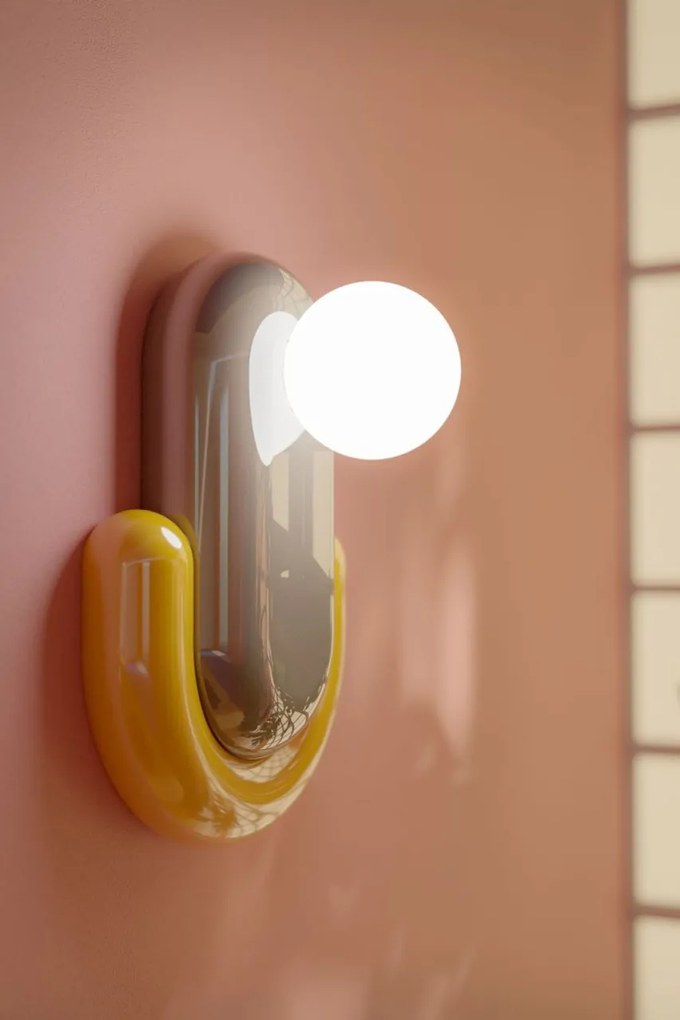 Aplica din ceramica design italian realizata manual Eclair