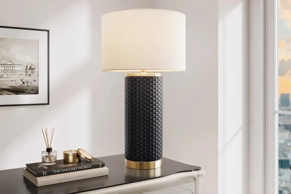Veioza, Lampa de masa din ceramica ELEGANCIA 70cm