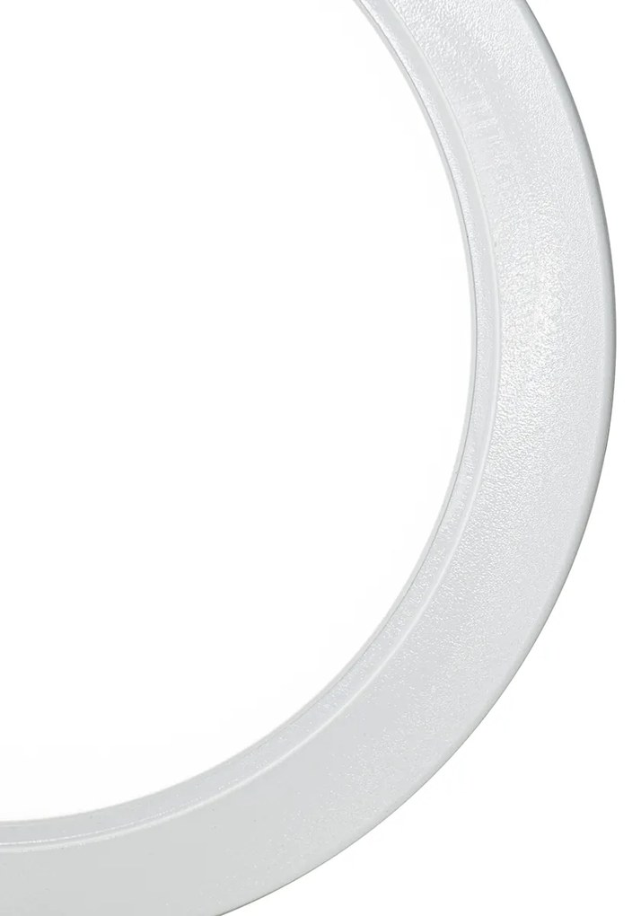 Set de 6 spoturi încastrate albe 14,5 cm, inclusiv LED, reglabile în Kelvin cu comutator DIP - Stephanie