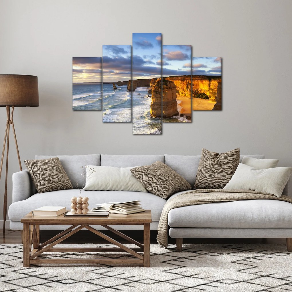 Tablou cu stâncile marine (150x105 cm)