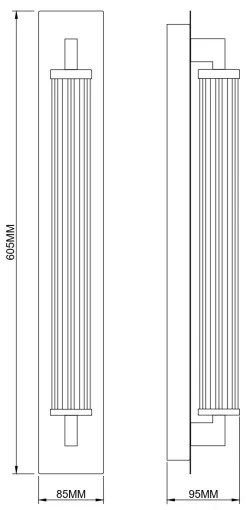 Zuma Line 003064-034744 - Lampă de perete LED DORIA LED/13W/230V, aurie