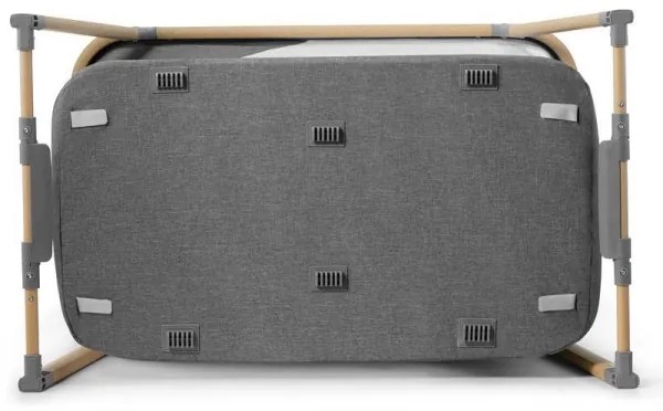 Pătuț de voiaj KINDERKRAFT  4 în 1 SOFI gri