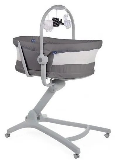 Pătuț pentru bebeluș 4 în 1 BABY HUG gri închis Chicco