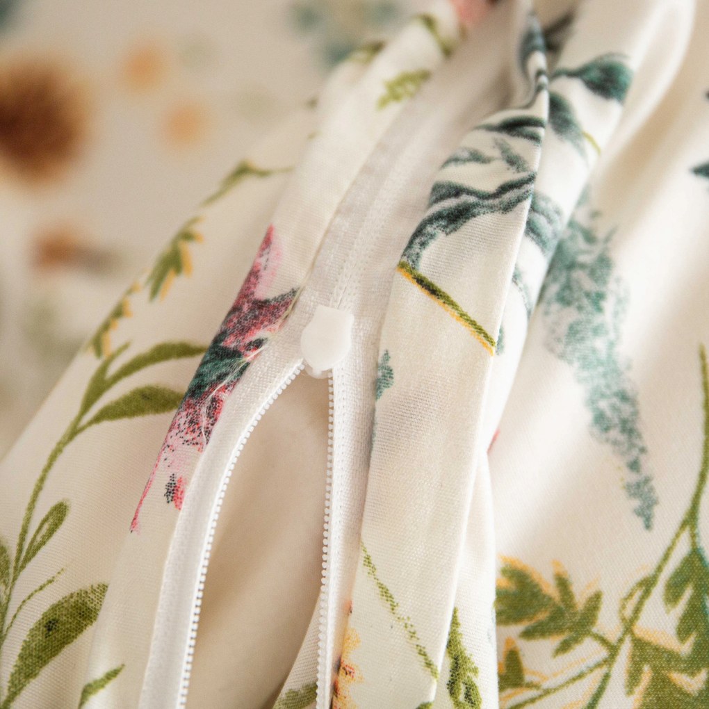 Fata de perna din microfibra HERBALIS 45x45 cm, crem