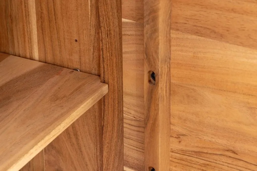 Comoda cu model 3D ondulat, Lemn Salcam Natur DESERT 160cm