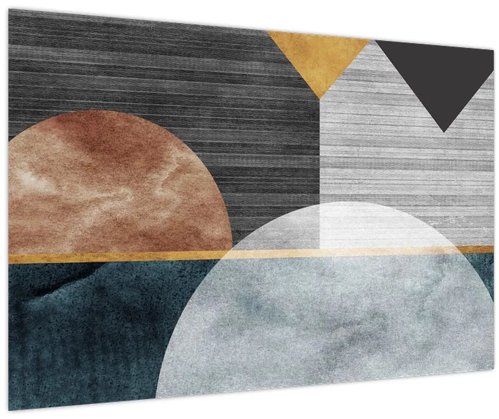 Tablou - Forme și texturi (90x60 cm)
