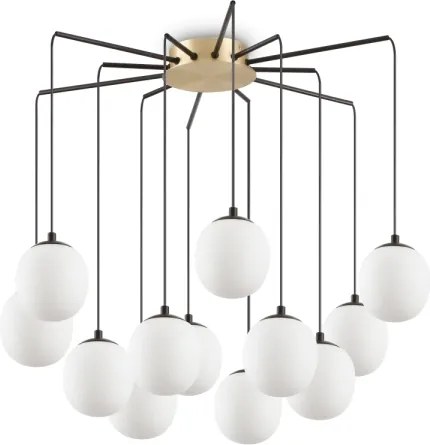 Lustră LED pe cablu Ideal Lux RHAPSODY 12xG9/3W/230V alamă