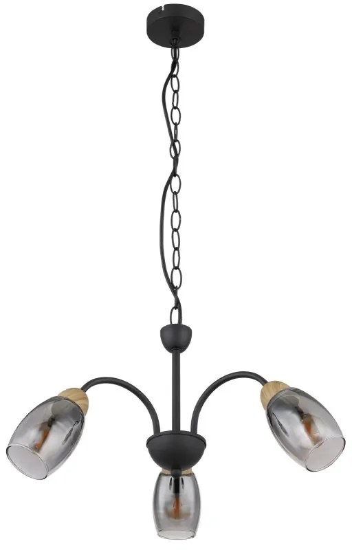 Lustra 3L design modern Gerly negru