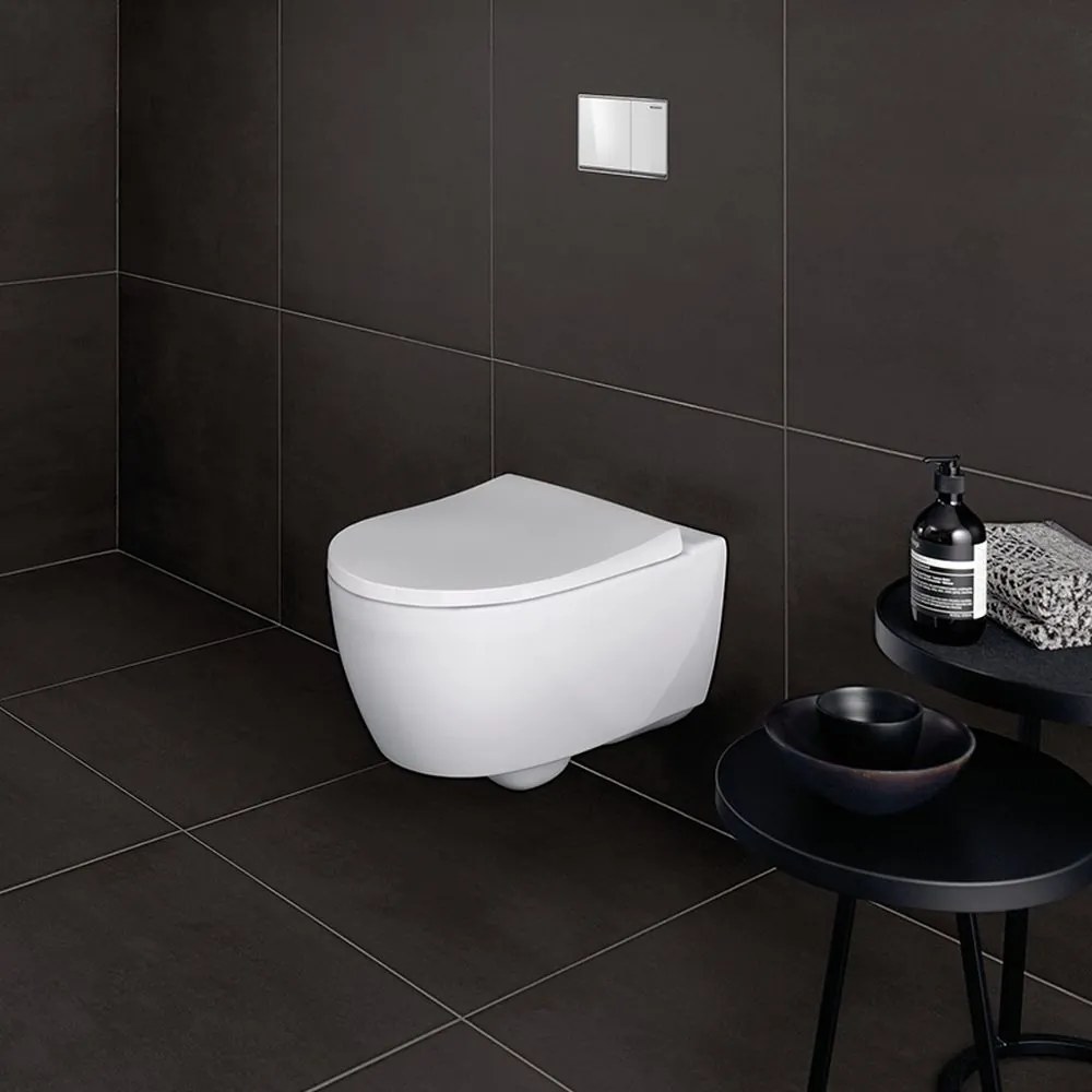 Capac wc alb soft-close 36x45 cm Geberit, iCon