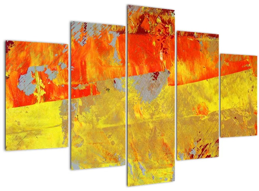 Tablou cu abstracție - pictura (150x105 cm)
