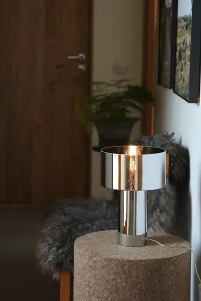 Markslöjd 109144 - Lampă de masă CORIN 1xE27/60W/230V crom lucios