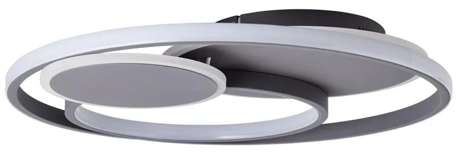 Plafonieră LED dimabilă Brilliant RUNDA LED/50W/230V 3000-6500K negru + telecomandă
