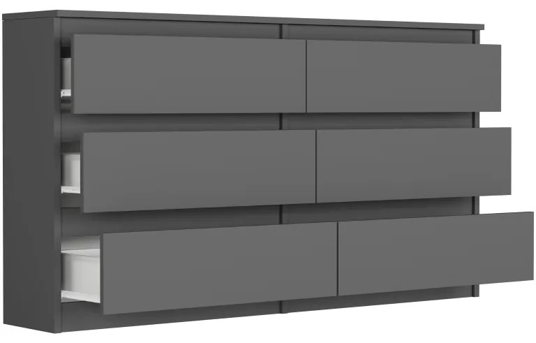 Comoda modernă R-140 - diferite variante de culori sonoma mix alb
