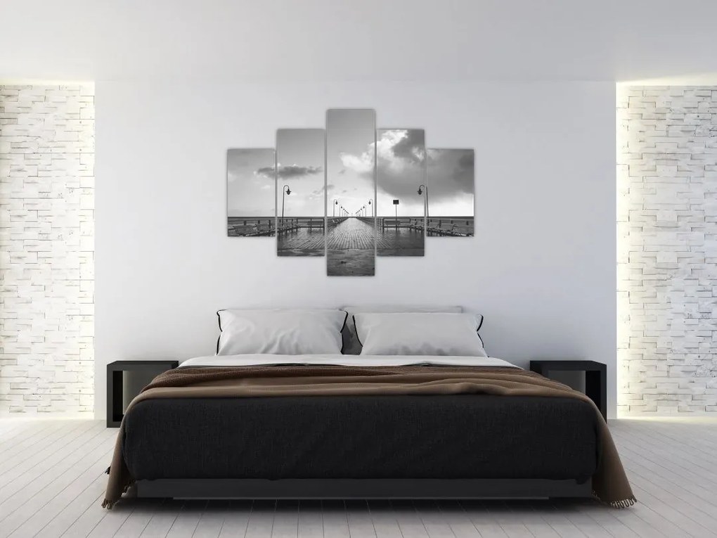 Tablou - Promenada la mal (150x105 cm)