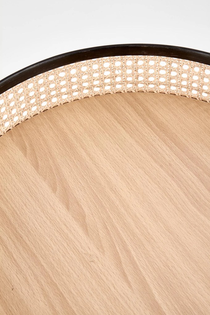 Masuta de cafea Rattan Natural, LANIPA 50x55 cm