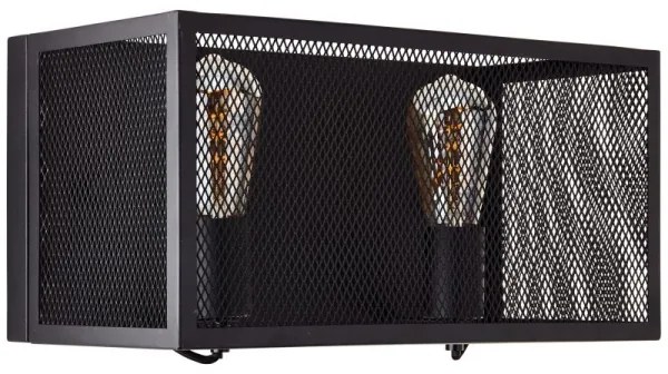 Aplică Brilliant MAZE 2xE27/40W/230V negru