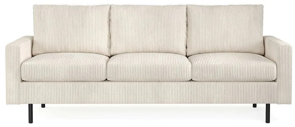 Canapea Seattle N101Numărul de locuri: 3, Beige, 200x79x80cm, 52 kg, Tapiterie, Picioare: Metal