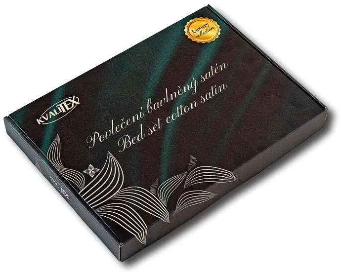 Lenjerie pat satin Primăvara verde, 140 x 220 cm, 70 x 90 cm