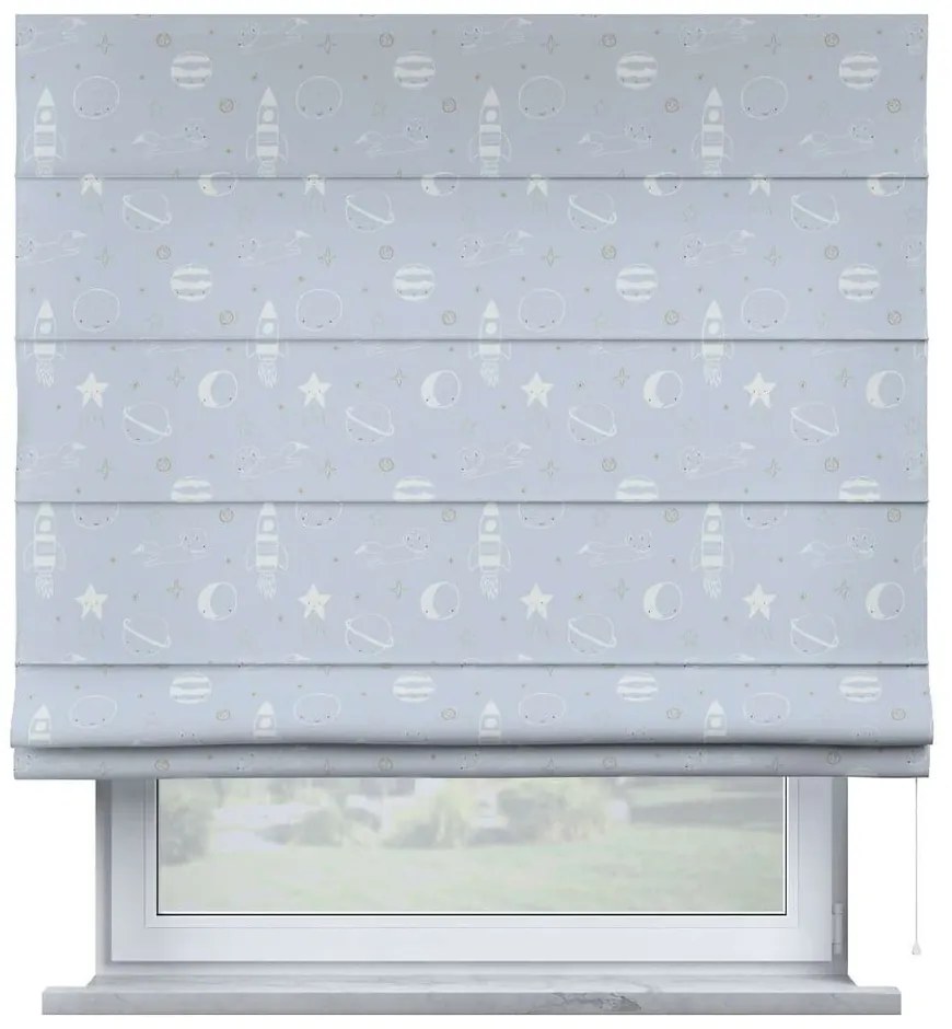 Jaluzea pentru copii albastră-gri 170x130 cm Magic - Yellow Tipi