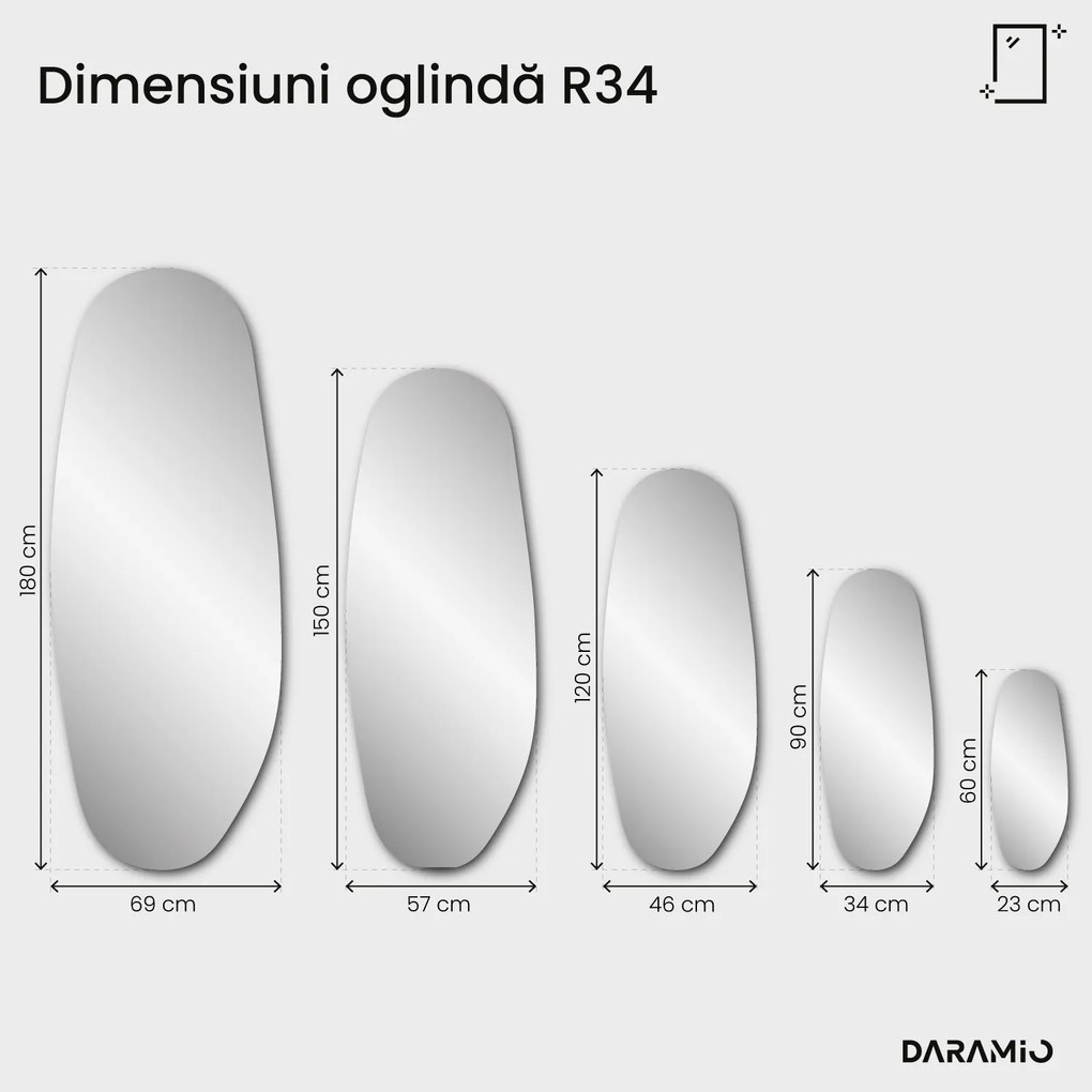 Oglindă bronz Pure R34