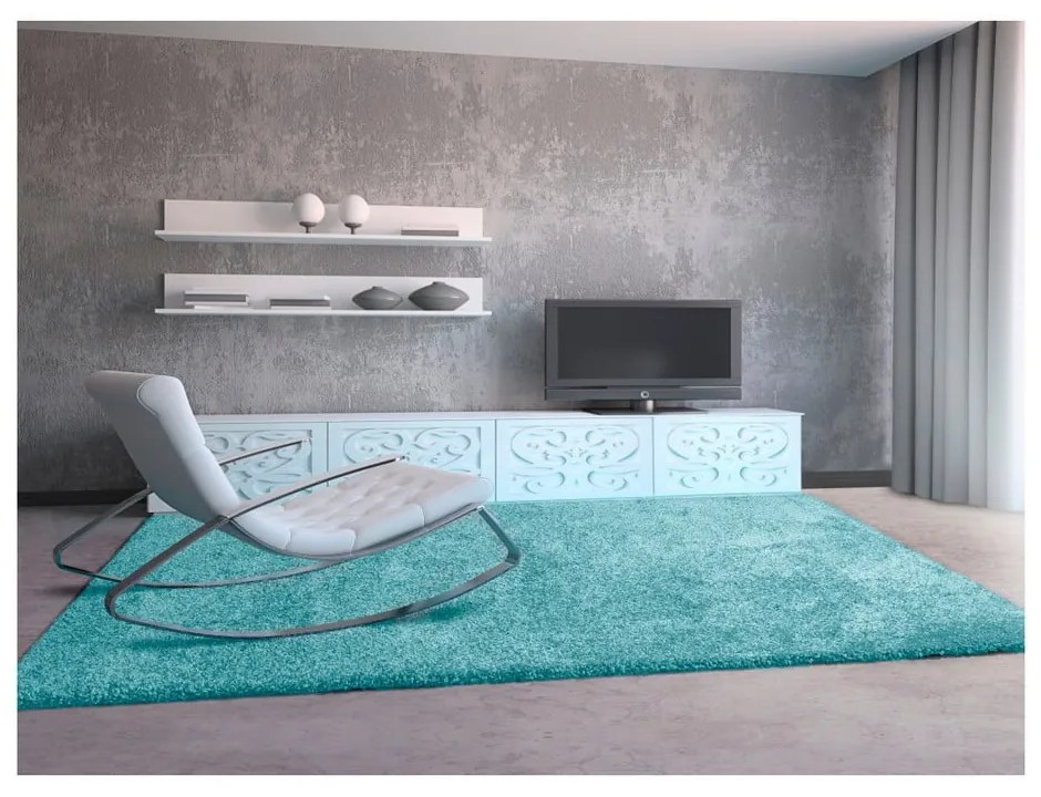 Covor Universal Aqua Liso, 57 x 110 cm, albastru deschis