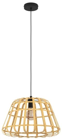 Lustră pe cablu Eglo 390151 MONTEZUELO 1xE27/40W/230V d. 50 cm maro