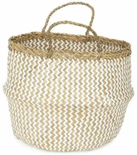 Coș de hârtie și iarbă de mare natural Compactor Belly M, pliabil, 35 x 32 cm