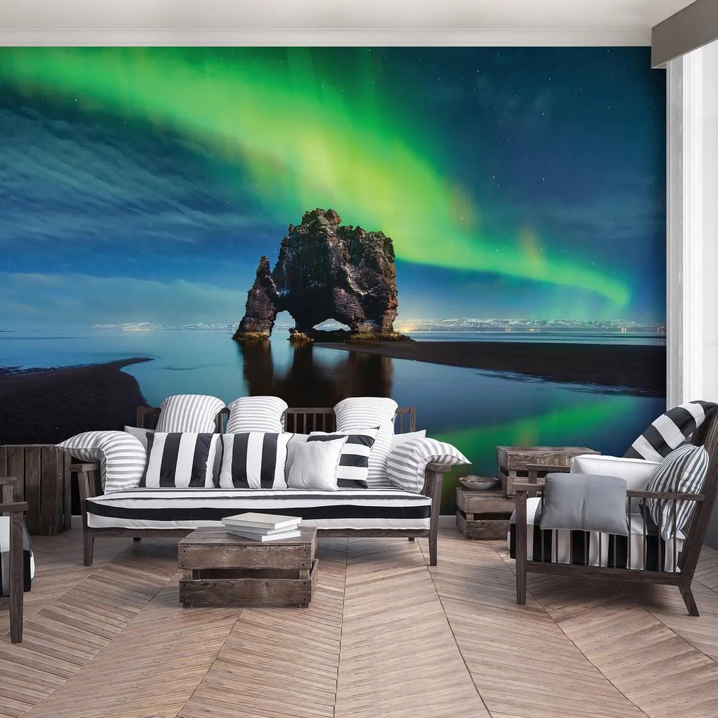 Fototapet - Aurora Borealis (254x184 cm)