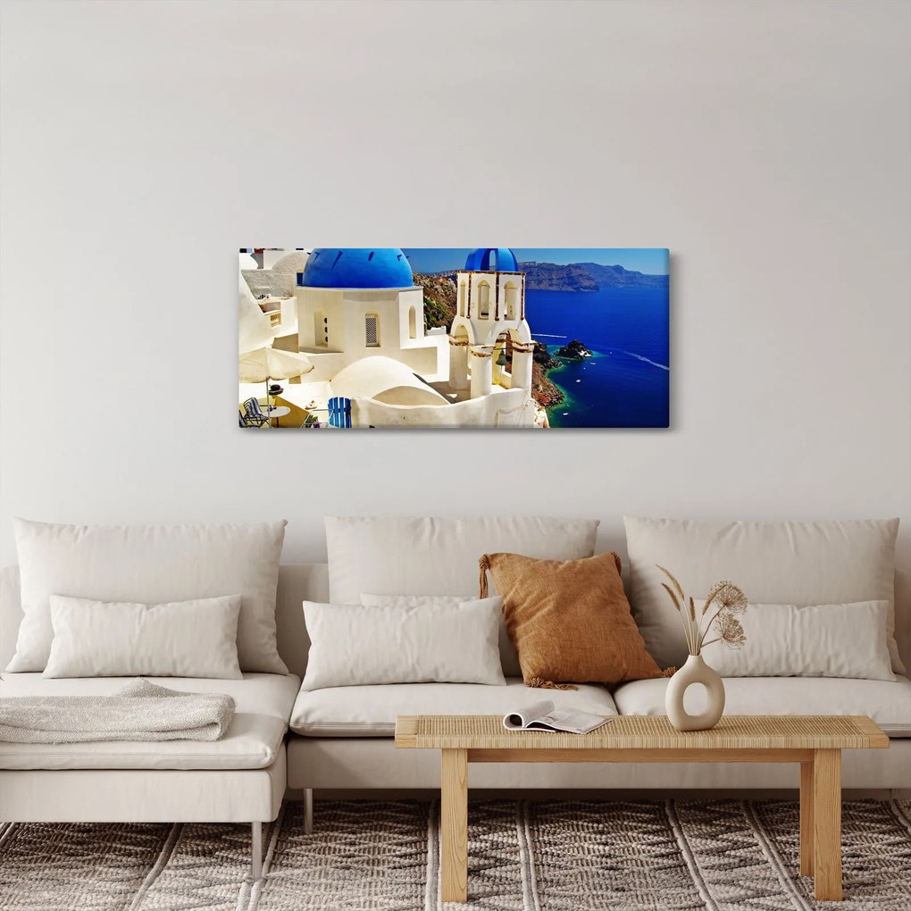 Tablou - Santorini, Grecia (120x50 cm)