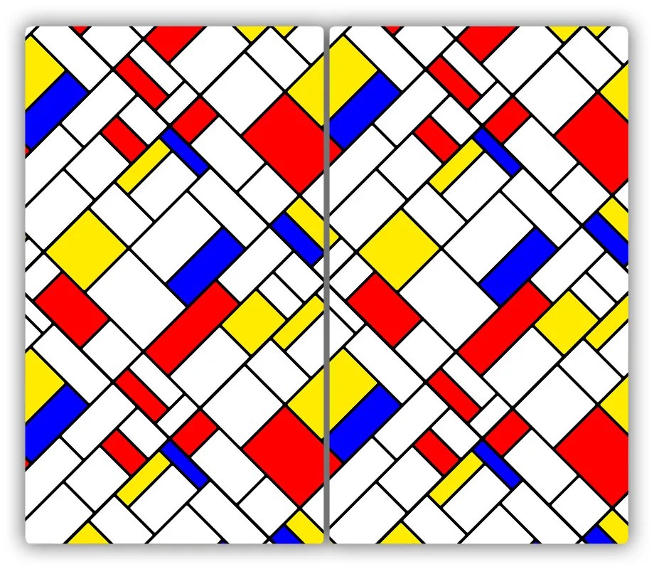 Tocator din sticla abstracțiune