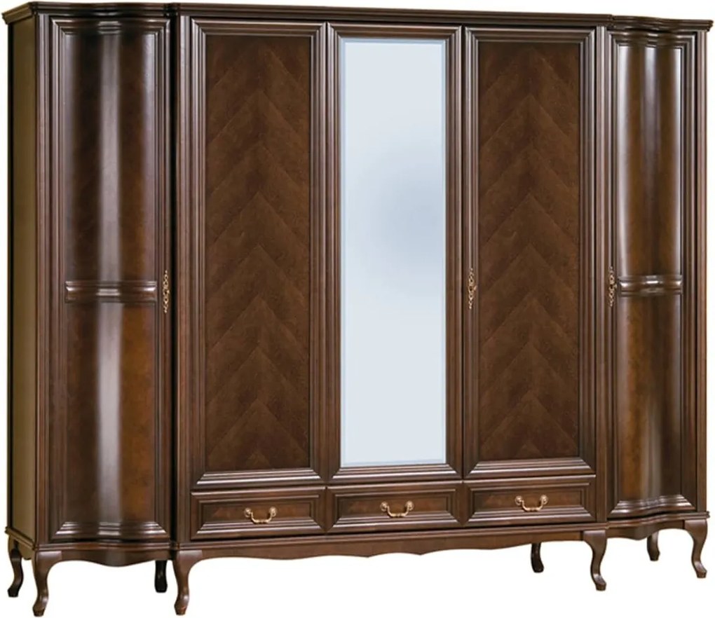 Dulap lemn masiv Weston, 256 × 63 × 206 cm