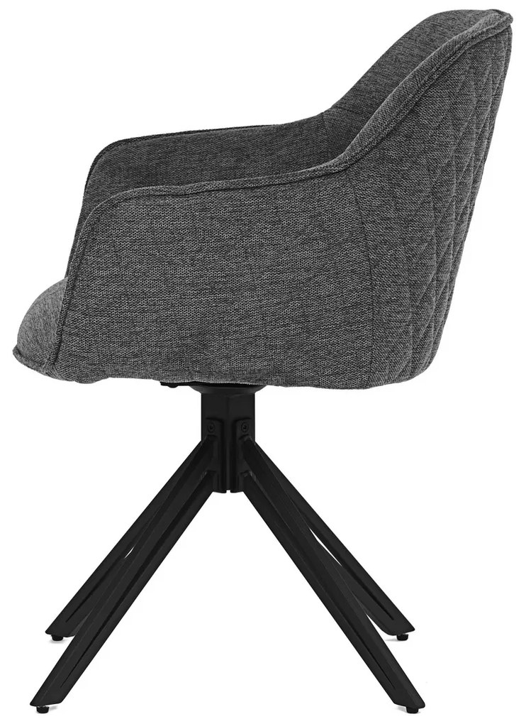 Set de scaune de sufragerie cu mecanism deîntoarcere HC-533 GREY2, 2 buc.