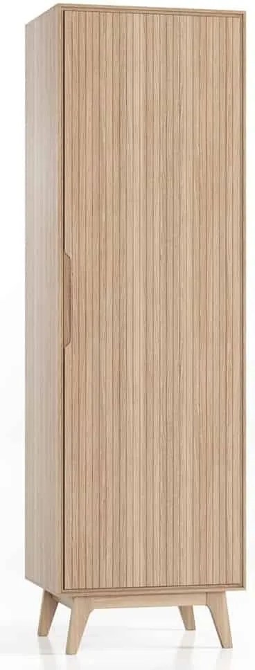 Dulap lemn masiv Brooklyn 1 usa, 60 × 45 × 198 cm