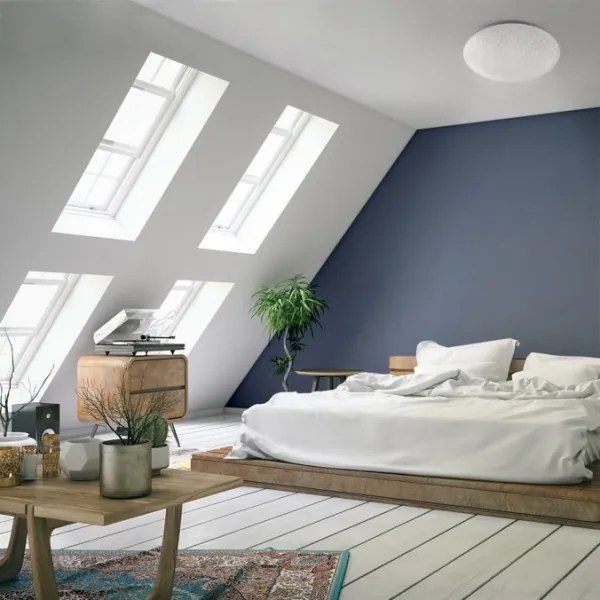 Plafonieră LED RGB dimabilă SKYLER LED/5,6W/230V Leuchten Direkt 14241-16 + telecomandă