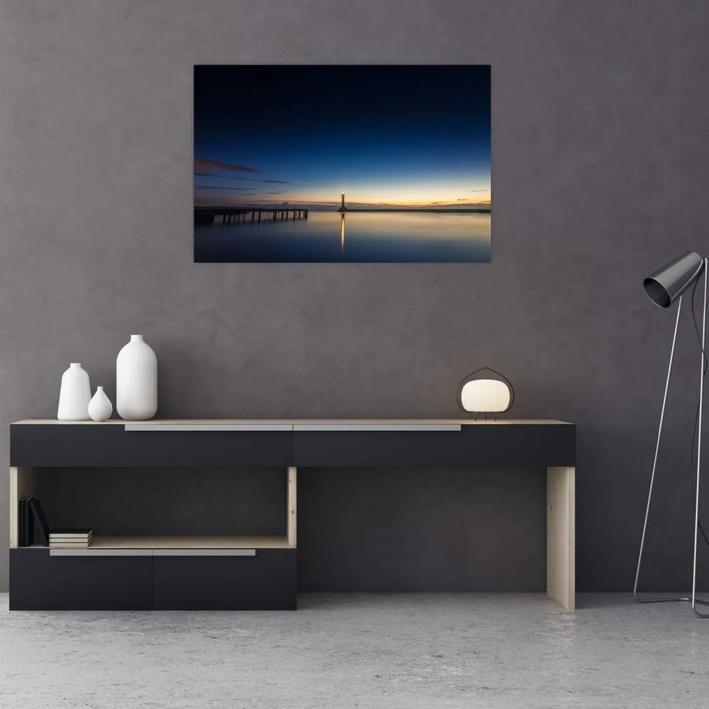 Tablou - Far în zare (90x60 cm)